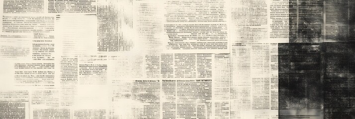 A textured background resembling old, faded newspaper print in black and white, giving a vintage, nostalgic feel. 