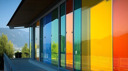 Solar window films that generate power while providing privacy for homes and offices.
