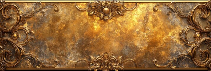 Baroque, Barocco Ornate Marble Ceiling Non-Linear Reformation Design with Intricate Accents Depicting Classic Elegance and Architectural Beauty