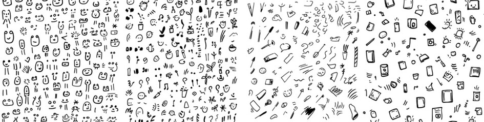 This seamless pattern will look great on any T-shirt - High-quality illustration suitable for any contemporary design