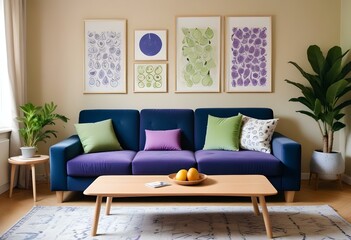 Fototapeta premium modern living room with sofa
