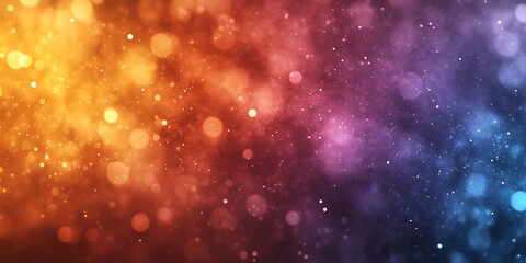 Colorful bokeh lights in soft focus