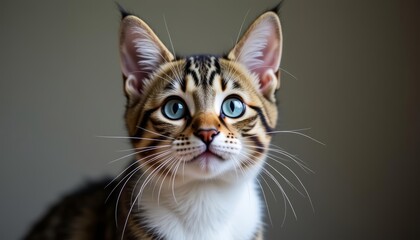  Enchanting gaze of a feline friend