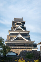 Naklejka premium Kumamoto castle in Kumamoto city, Japan