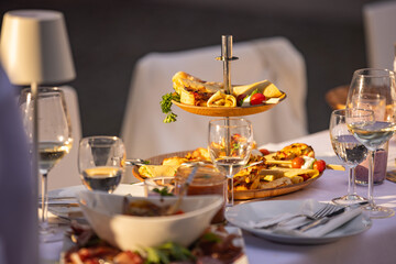 Kulinarische Vielfalt: Essen beim Diner en Blanc