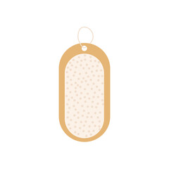 Pumice stone on a wooden base. Eco-friendly is an element of body care. Reusable bath amenities without plastic