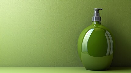 Obraz premium Organic lotion bottle label