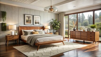 Uncover Ashley's Mid Century Modern bedroom furniture trends, merging style and practicality. Create a stylish, timeless home aesthetic that perfectly fits your living space needs.