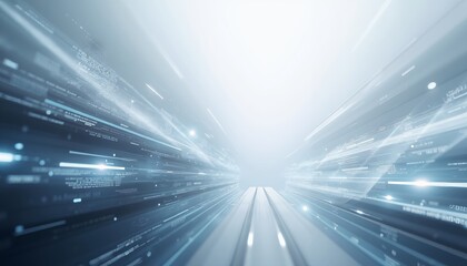 Dynamic Digital Background with Blue Gradients and Geometric Shapes