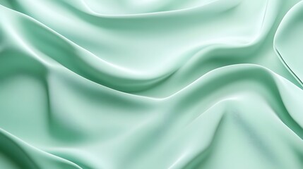 Fototapeta premium Background of pastel mint with soft, smooth texture