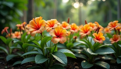  Vibrant bloom in a lush garden