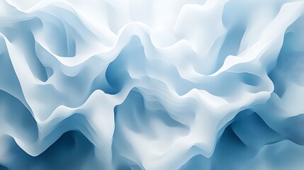 Obraz premium Abstract soft blue and white gradient texture for simple background art
