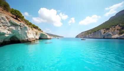  Tranquil waters of a secluded cove