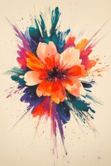 floral beauty flowers colorful color art artwork