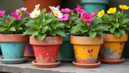  Vibrant pots bloom with life and color