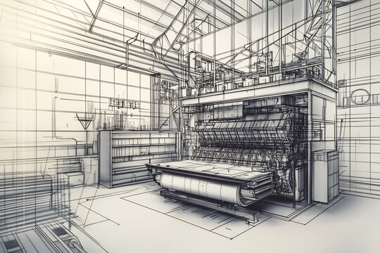 Detailed Technical of Precision Engineered Machinery and Comprehensive Engineering Blueprints