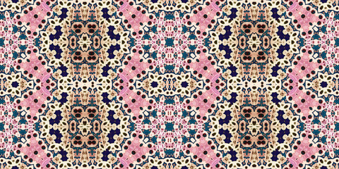 Seamless banner pattern. Abstract wide texture. The background is creative abstract.