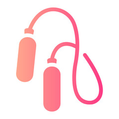 skipping rope Gradient icon