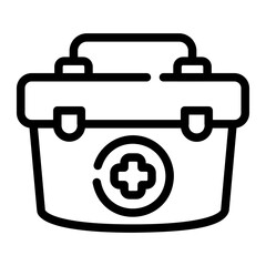 first aid Line Icon