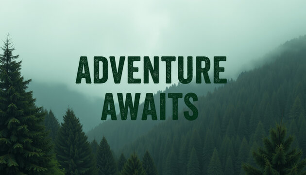 Inspiring Adventure Awaits in the Misty Forest