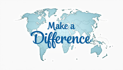 Obraz premium Global Impact: Make a Difference Around the World