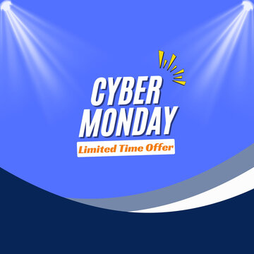 This illustration design is perfect for celebrating Cyber Monday. It can also be used for graphic resources for social media post.