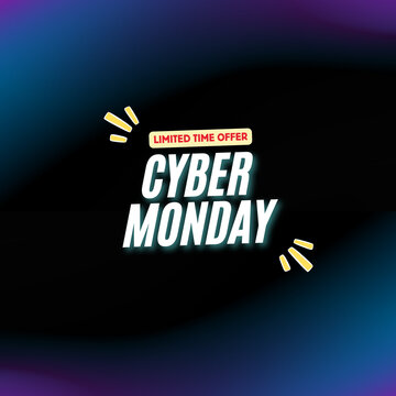 This illustration design is perfect for celebrating Cyber Monday. It can also be used for graphic resources for social media post.