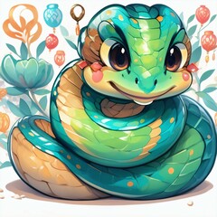 ヘビのイラスト/Clip art of snake