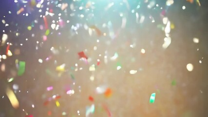 Sparkling confetti celebration at a joyous event