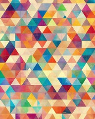 Obraz premium Random Triangular Pattern