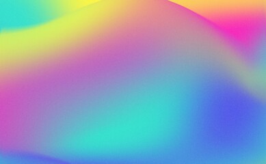 Dreamy Neon Pastel Noice Gradient Background, Soft Blurred Abstract Design