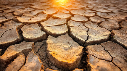 Cracked Earth Close Up Photo
