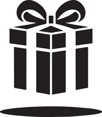 Gift Box silhouette vector illustration design