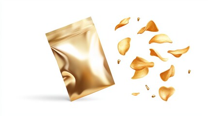 Naklejka premium Chips ad mockup