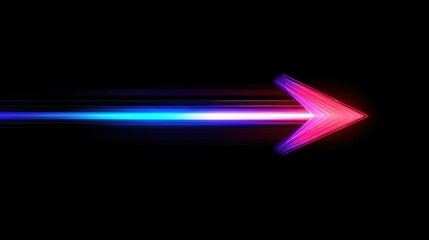 Abstract Arrow with Light Effect and Speed Motion: A Technology-Inspired Vector Background for the Digital Age.