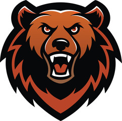bear head mascot 