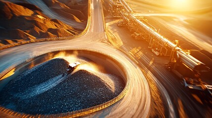 Mining Operations in Fossil Fuel Extraction Process