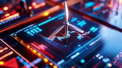 Obraz premium Investment Analysis in Renewable Energy Sector