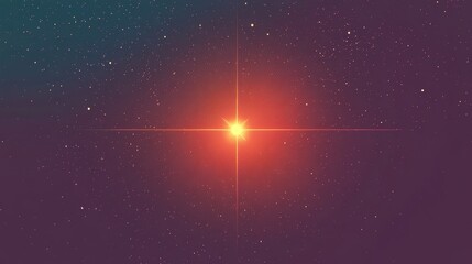 A creative and minimalistic visual representation of a star, surrounded by subtle gradients and space elements, capturing the elegance of simplicity and cosmic wonder