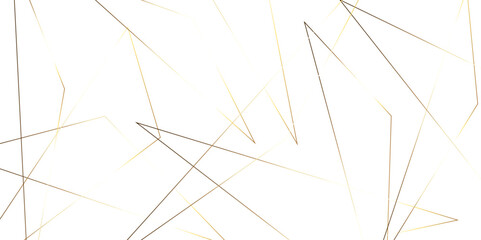 Abstract background with liens and triangles shape on white background. White and golden geometric overlapping rectangle pattern Geometric background soft shadows as patten ..White polygon textured .	