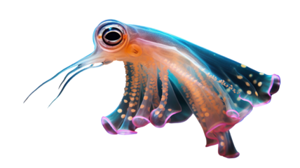 octopus isolated on white background