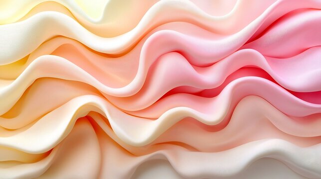 Soothing pastel gradient background in soft pink and yellow hues with ample blank space for text or design elements  Minimalistic and clean layout perfect for digital mockups website banners