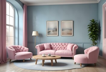 Fototapeta premium Modern Luxury Living room