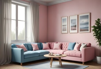 Fototapeta premium Modern Living Room