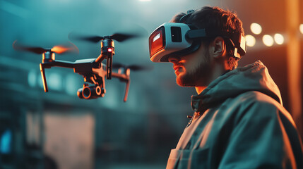 Augmented reality in drone piloting for enhanced control and precision