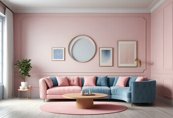 Fototapeta premium modern living room with sofa