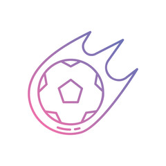Soccer Ball vector icon stock illustration