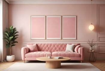 Fototapeta premium modern living room with sofa
