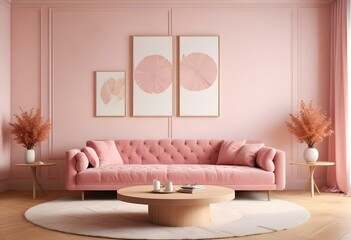 modern living room with sofa
