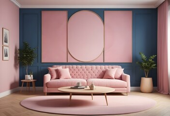modern living room with sofa